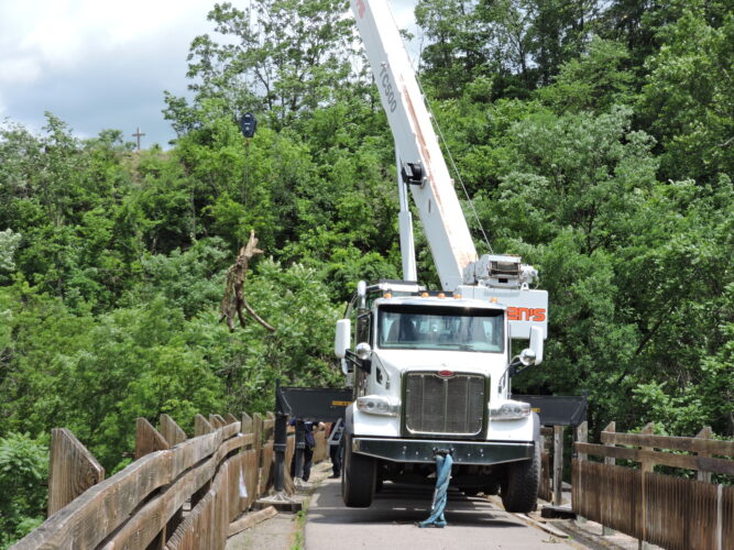 Slideshow: Trees Removed From Wheeling Creek After Flash Flooding